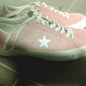 Pink Converse One Star Suede size 11